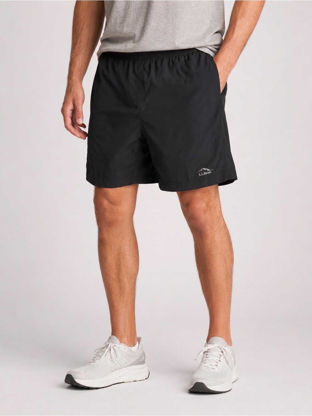 L.L.Bean Men’s Black Athletic Hiking Shorts Size Large